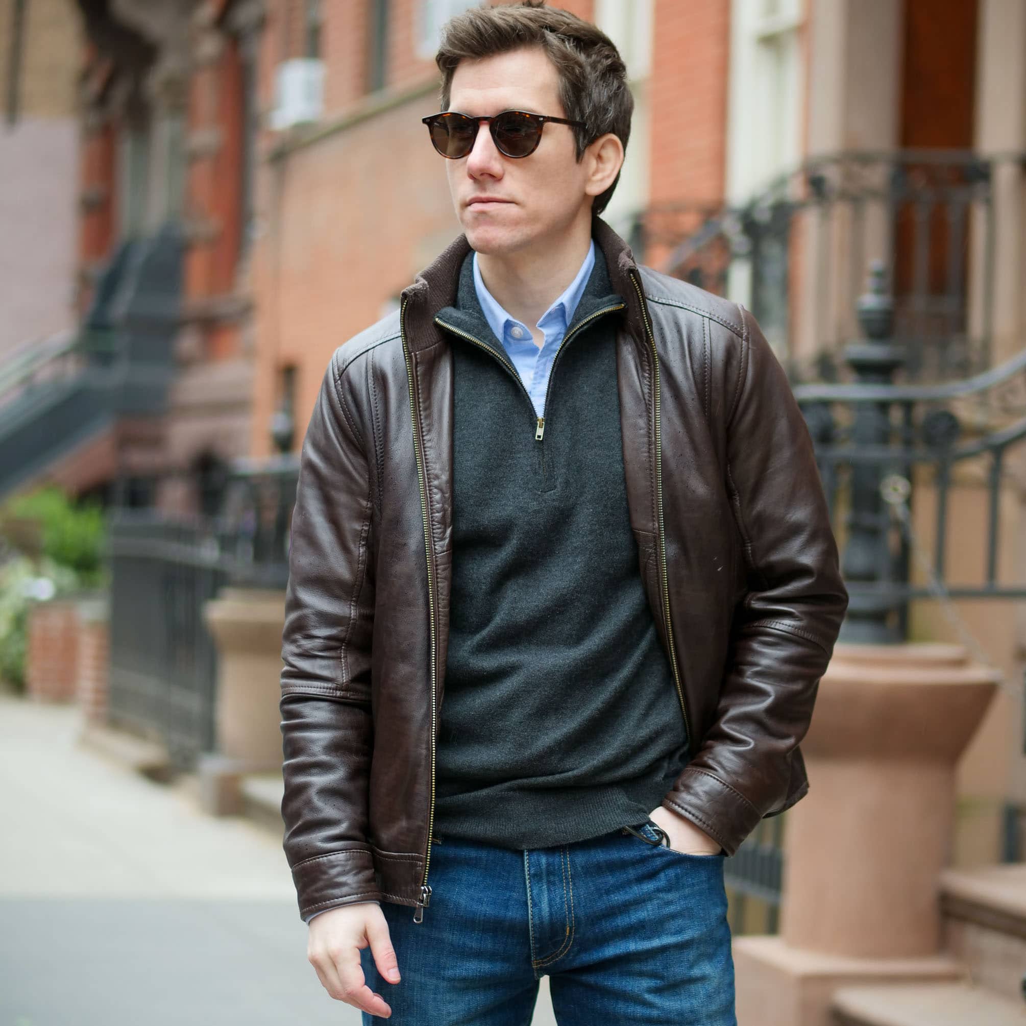 How to Style Brown Leather Jacket like a professional [2021 UPDATED]
