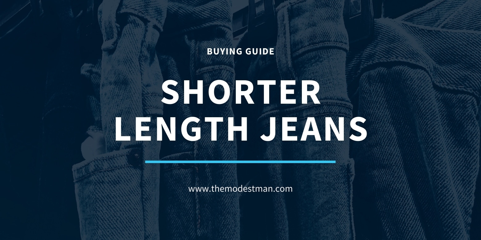mens extra short length jeans