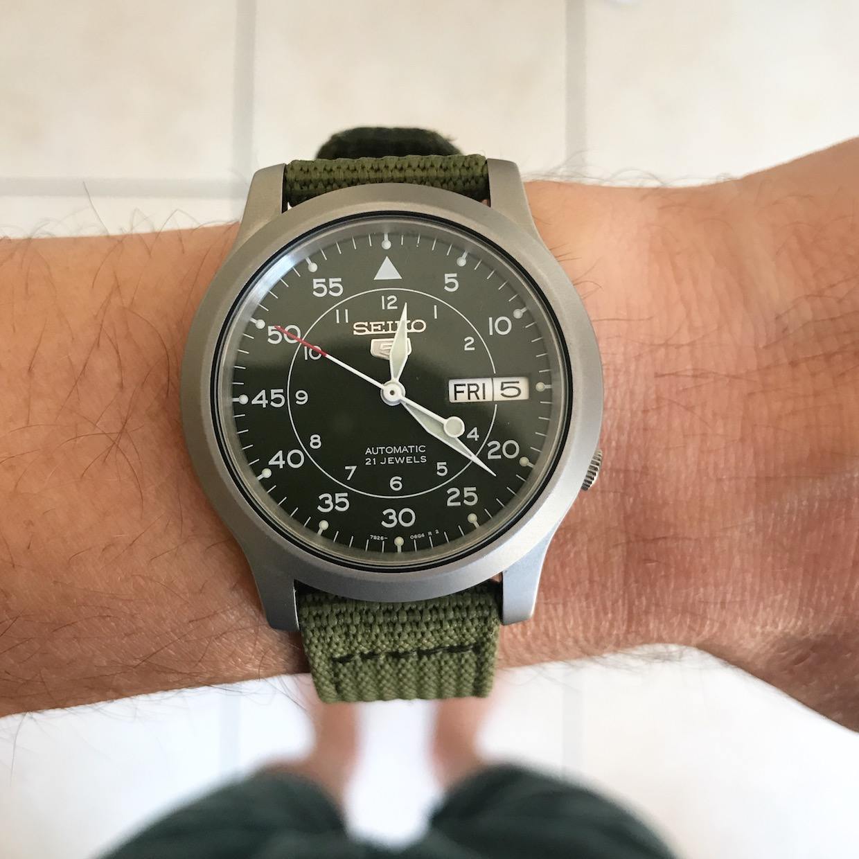 small athletic watch