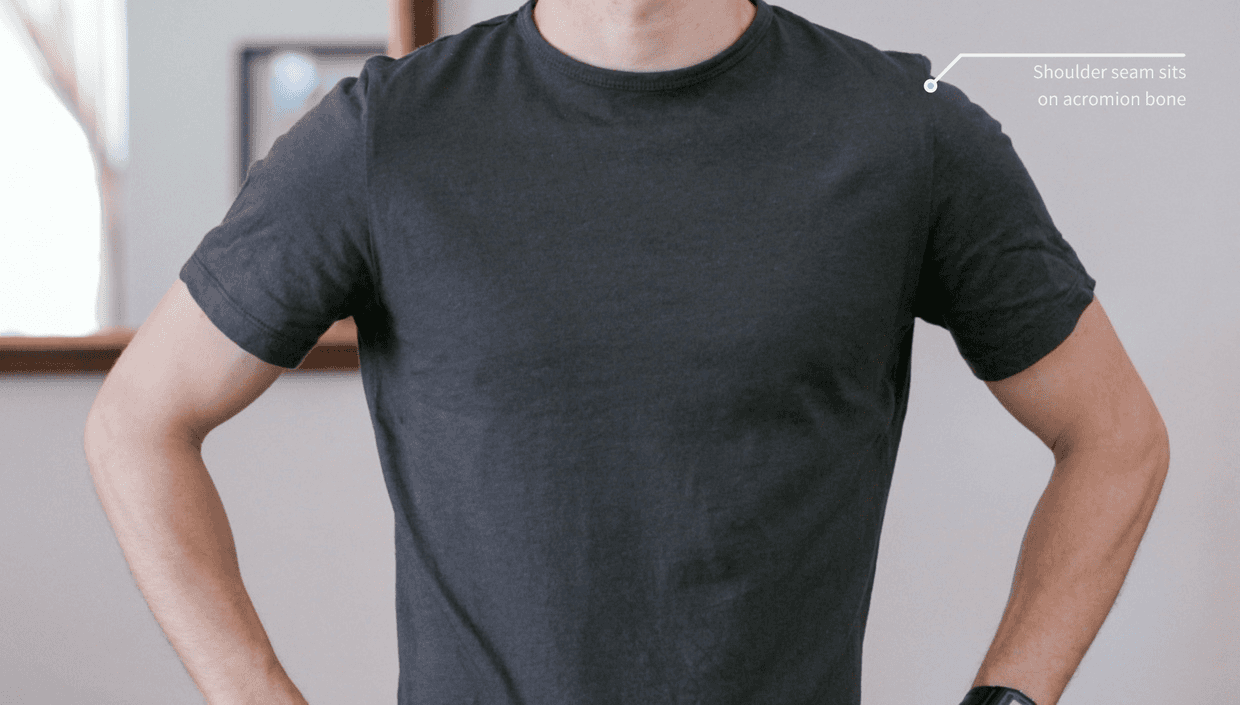 Lydighed Vedholdende vogn How a Man's T-Shirt Should Fit (Visual Guide) | The Modest Man