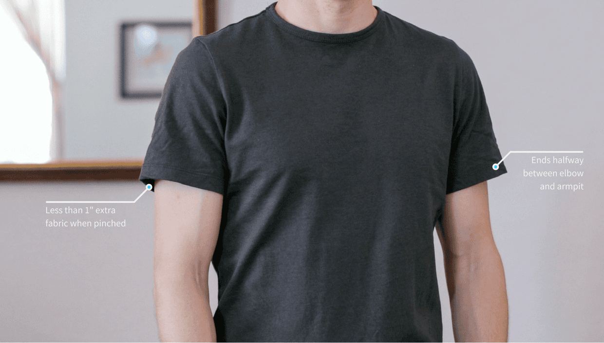 shirts that fit tight around arms