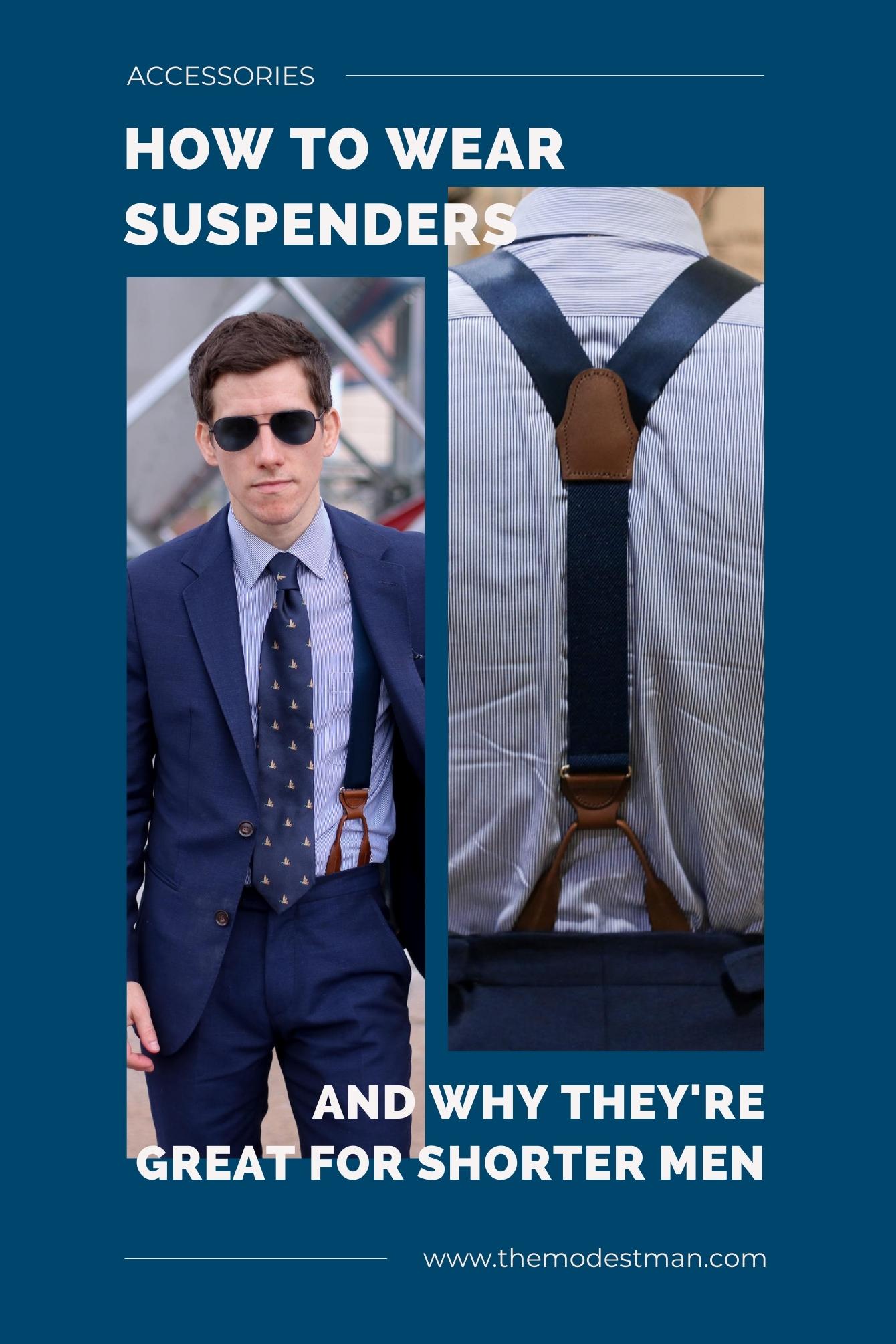 Casual Drop Clip Suspenders