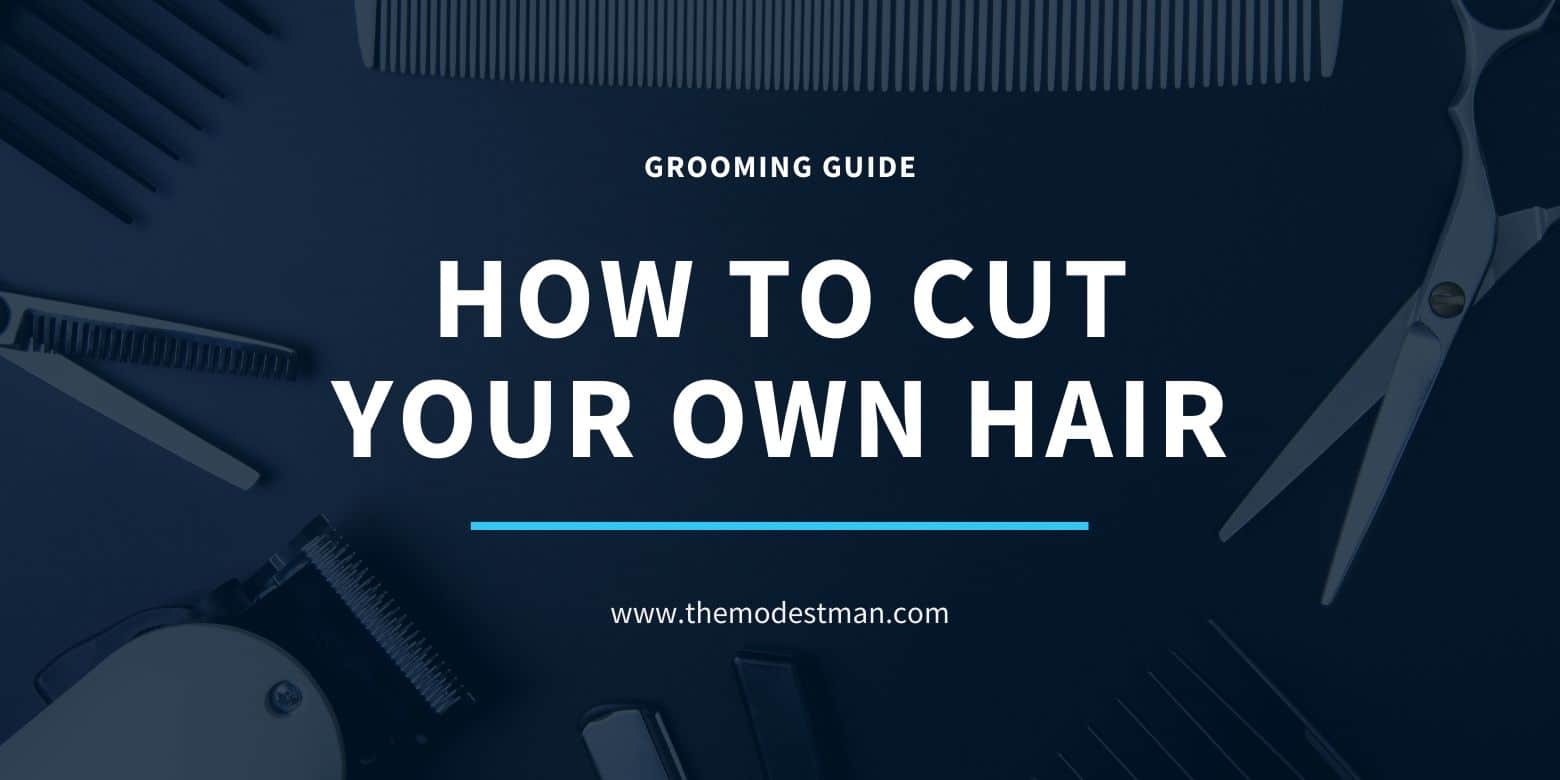 trim top of hair with clippers