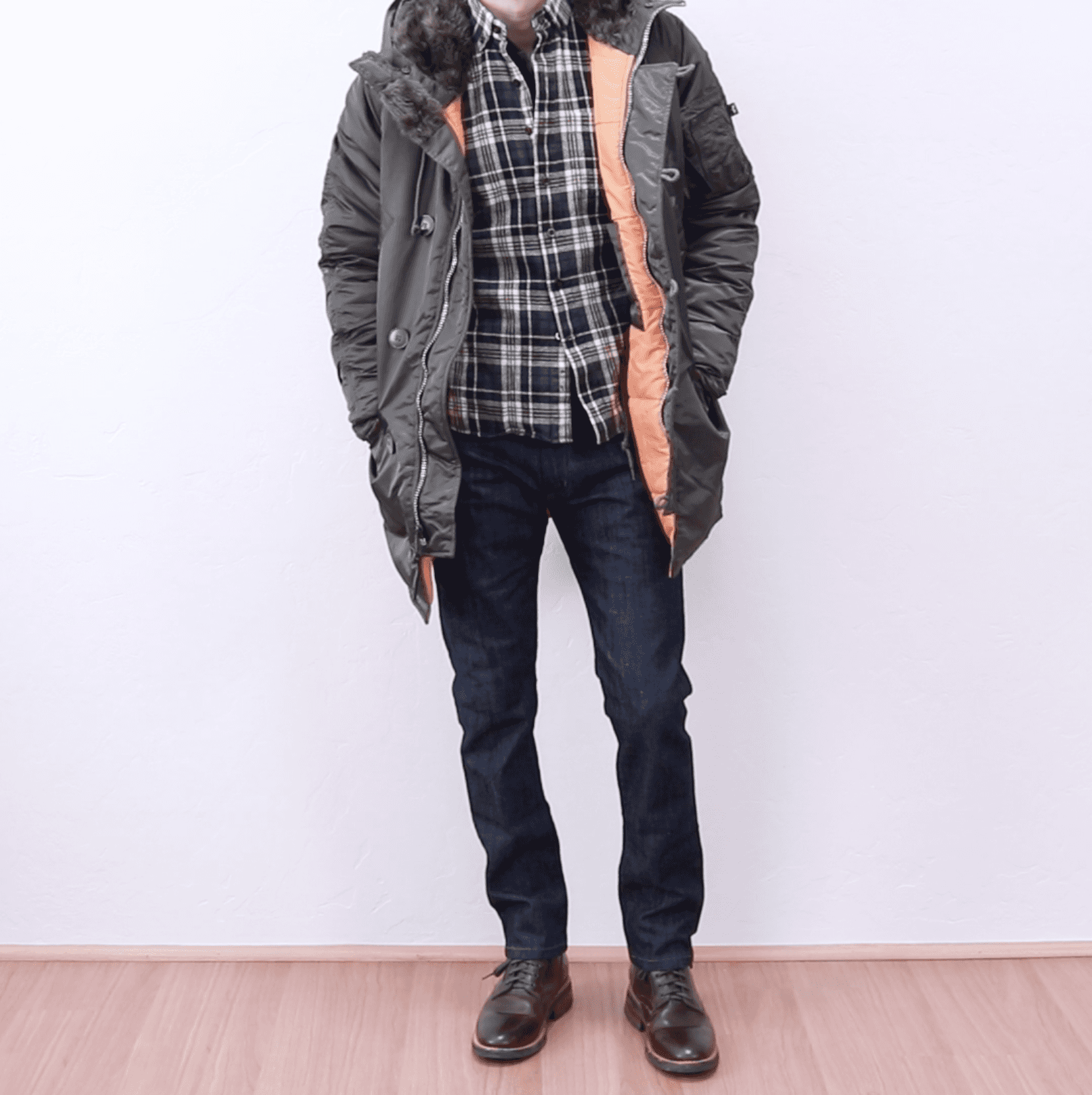 casual winter outfit men