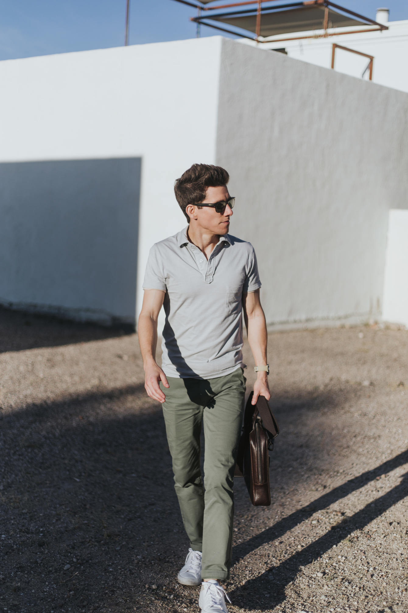 Black Polo with Olive Pants Outfits For Men (10 ideas & outfits