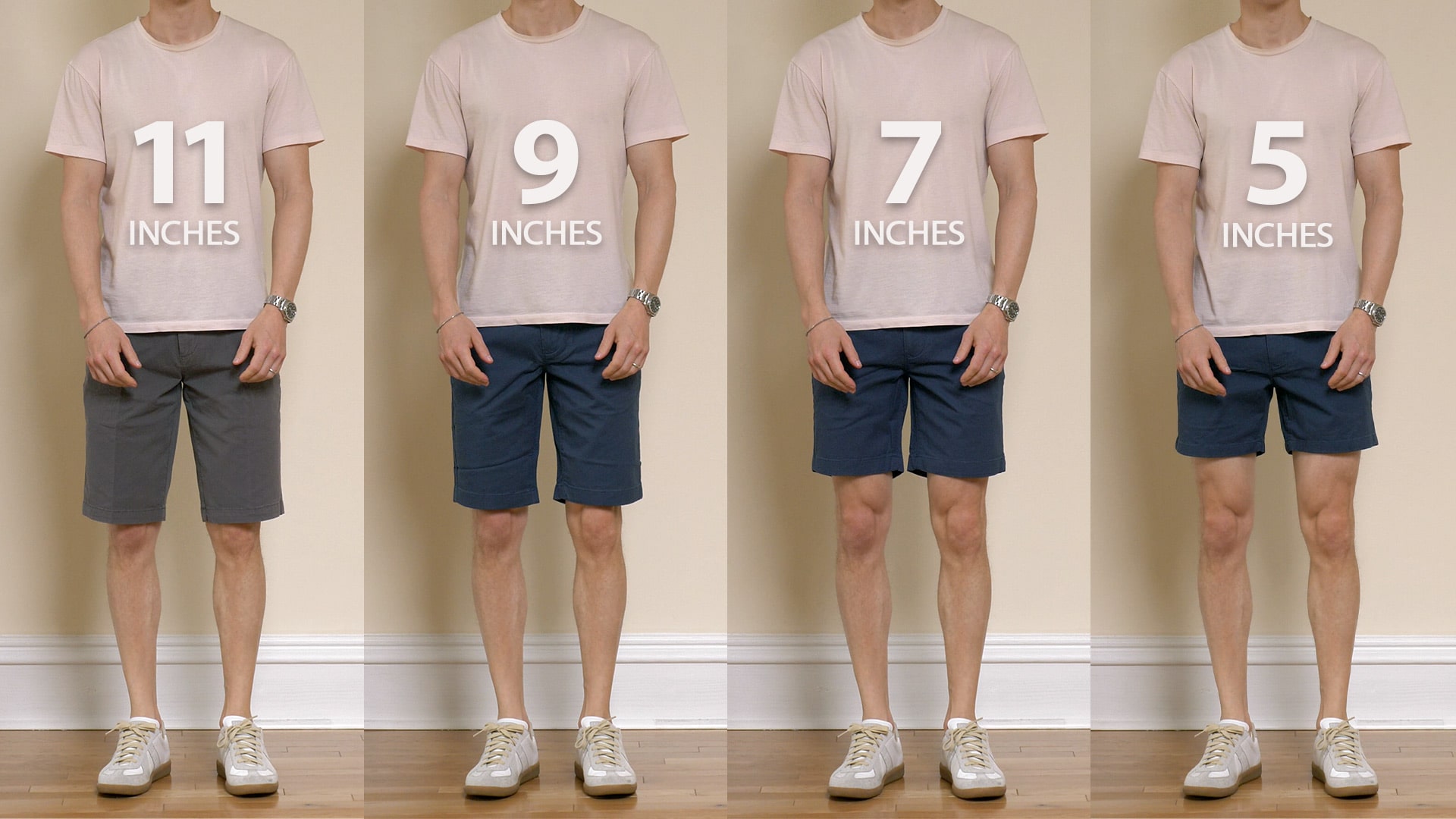 Size Chart For Mens Shorts