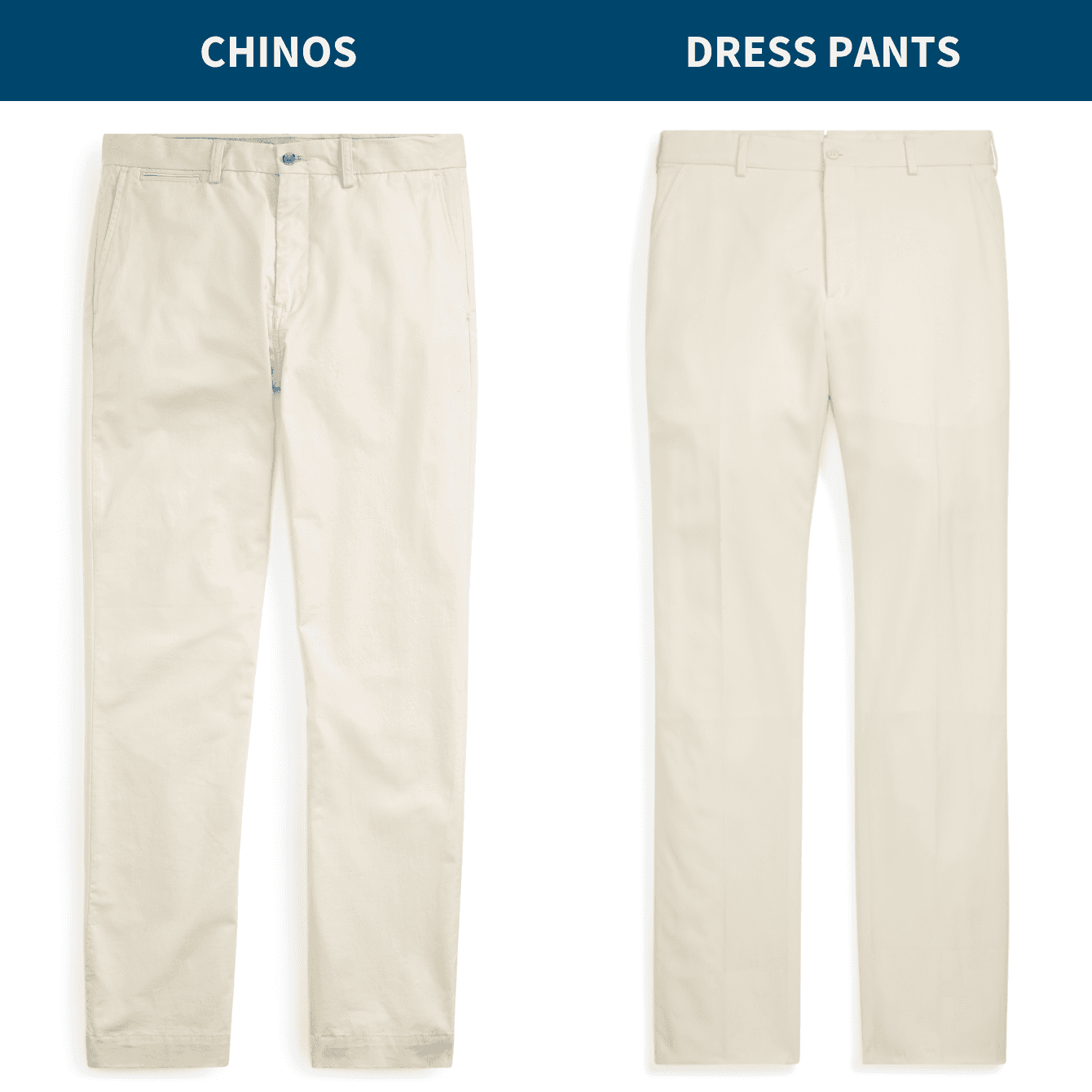 chinos vs khakis