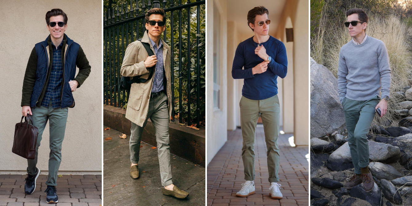 mens shoes with chinos
