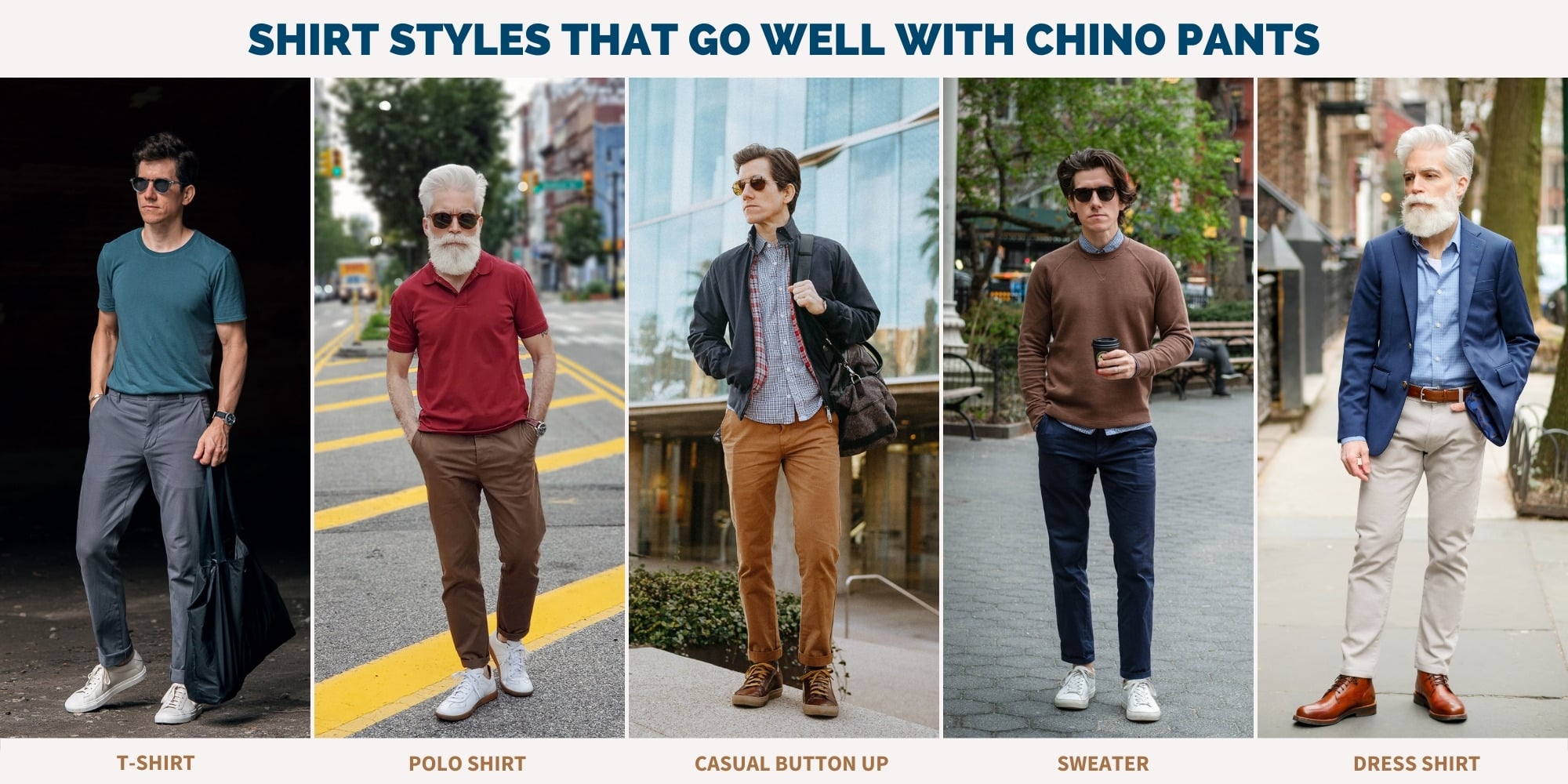 What to Wear with Chinos - Petite Dressing