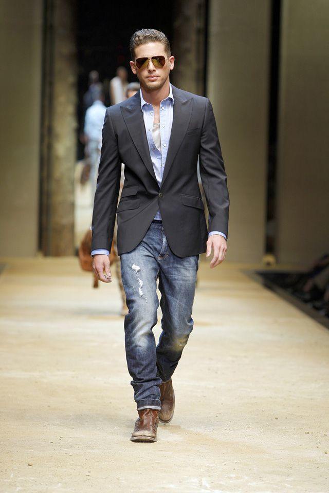 business casual with jeans mens