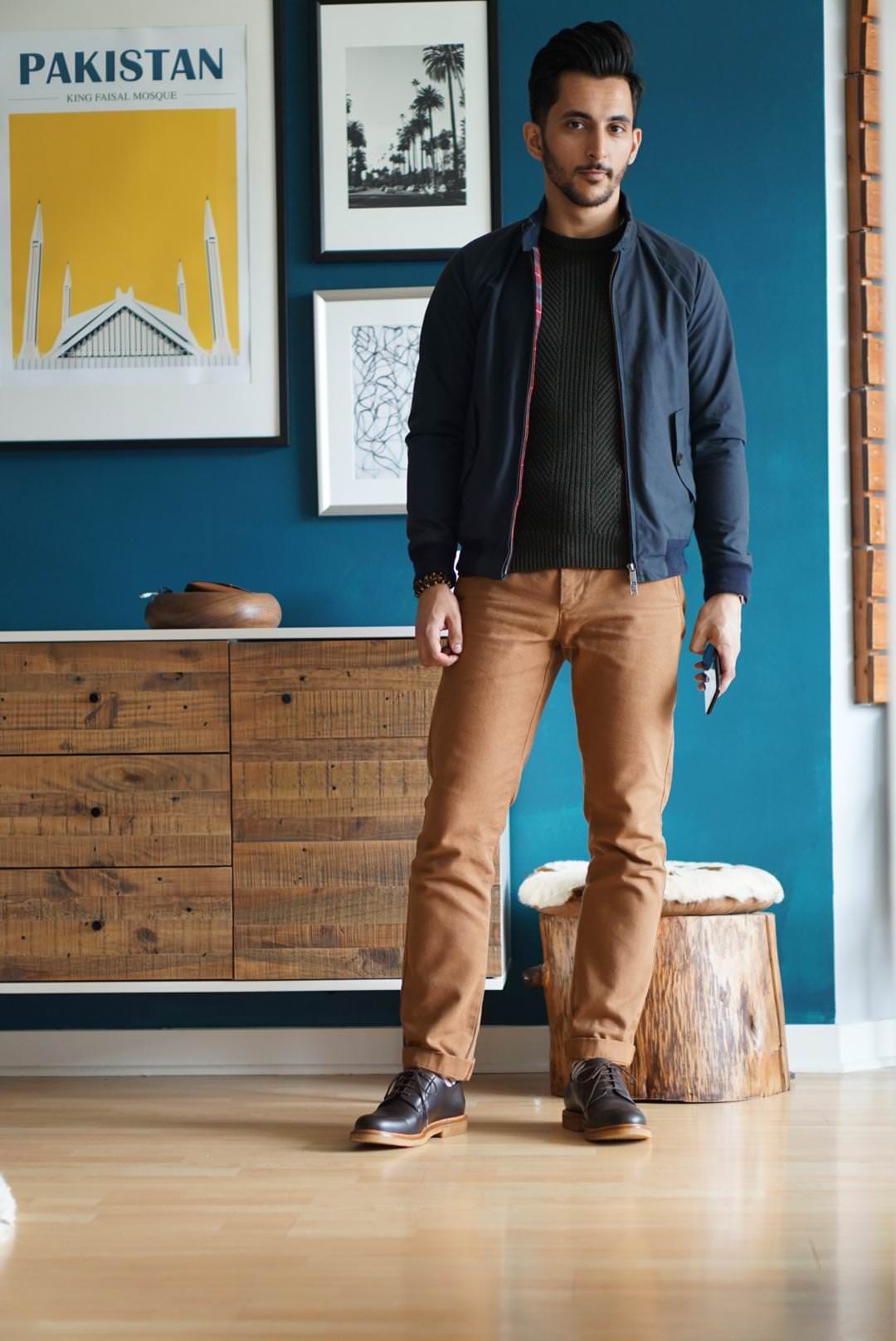 shoes to wear with blue chinos