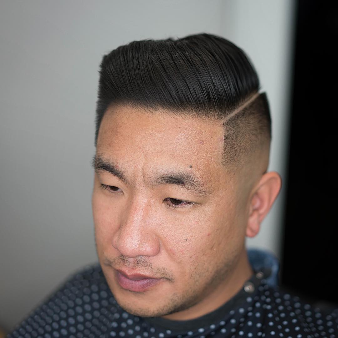 Tapered Side Part on Blonde Hair - The Latest Hairstyles for Men and Women  (2020) - Hairstyleology