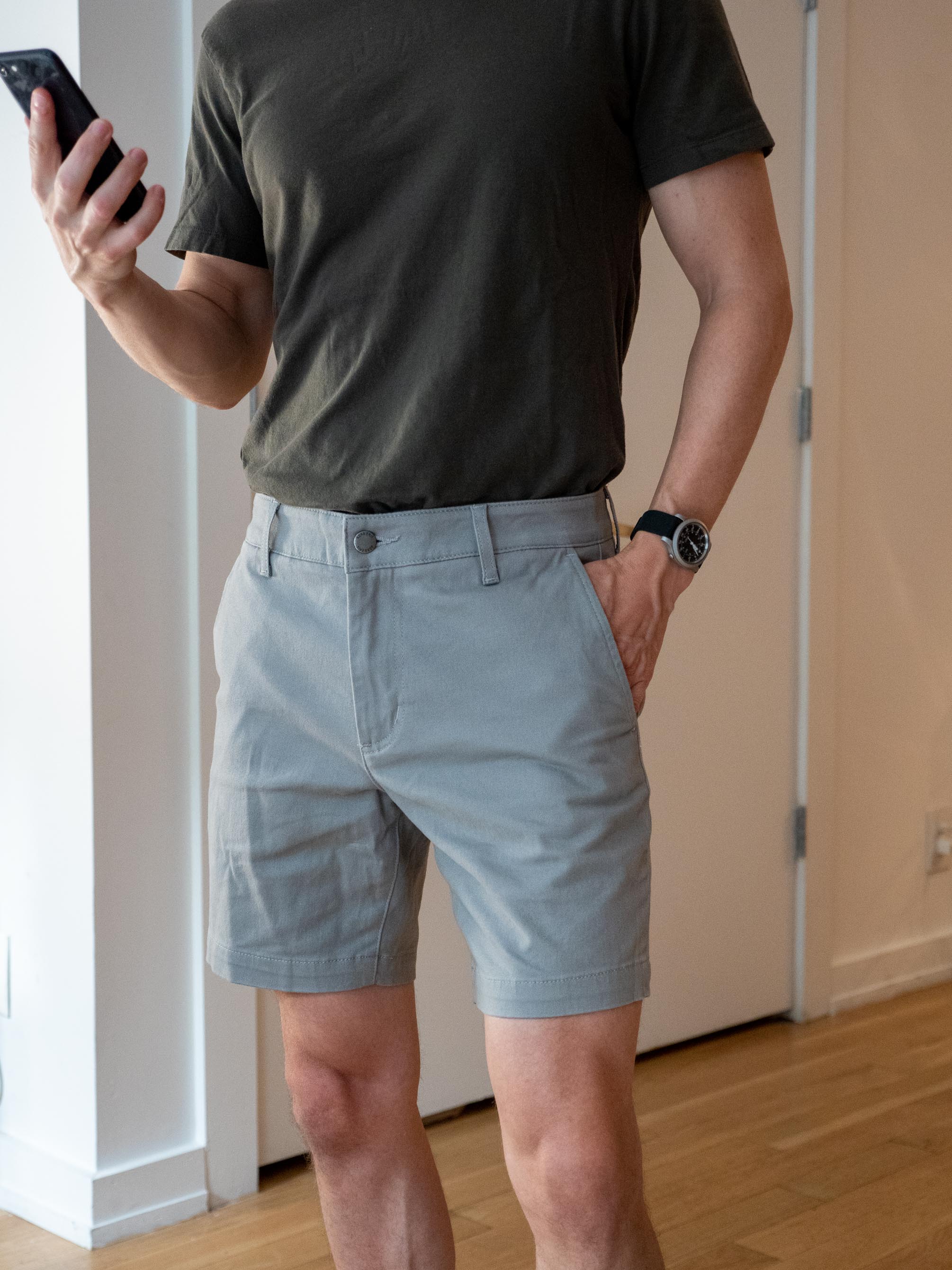 Ash and Erie Chino Shorts-9