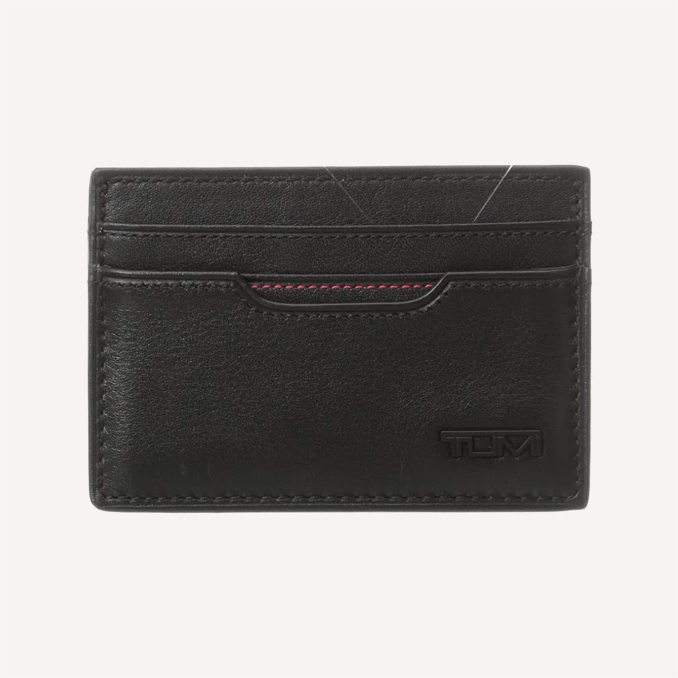 Leather Open-Sided Mini Skinny Card Case