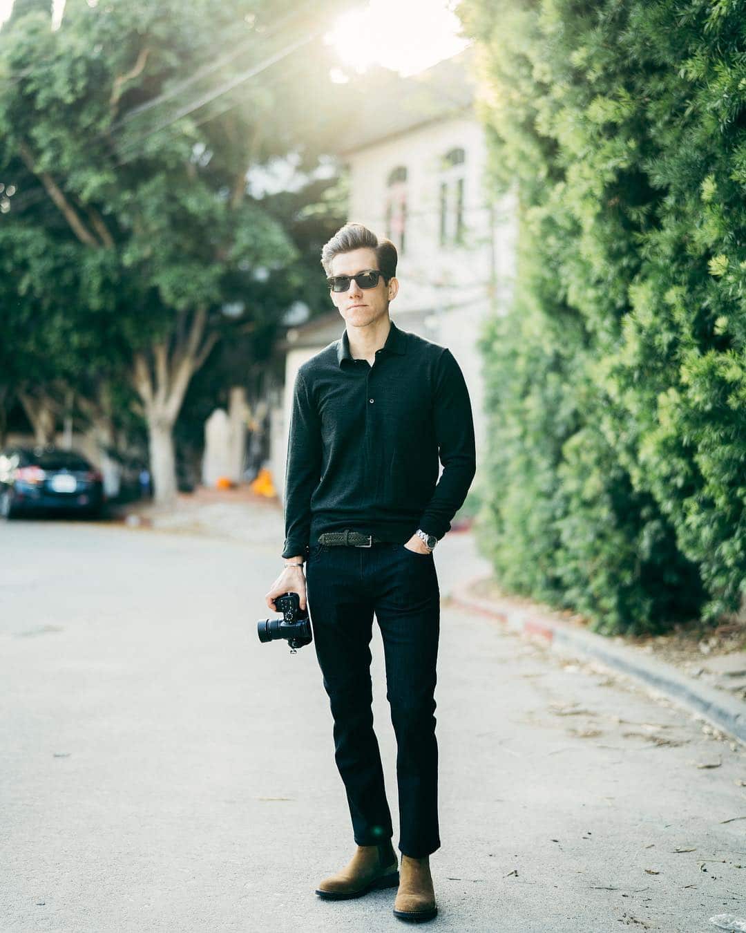 Black Polo Shirt Outfit