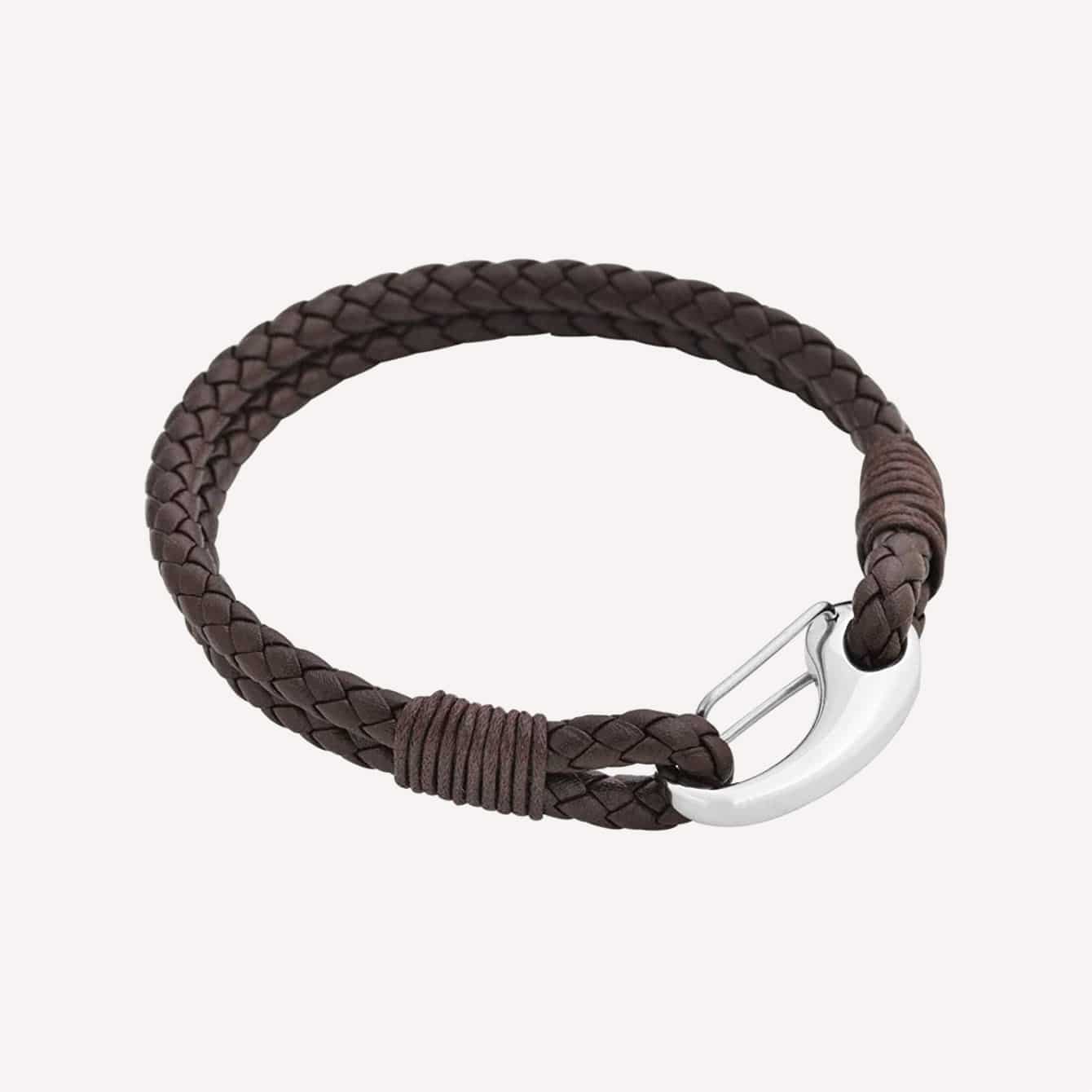 Men's Black Leather Bracelet – LeMel