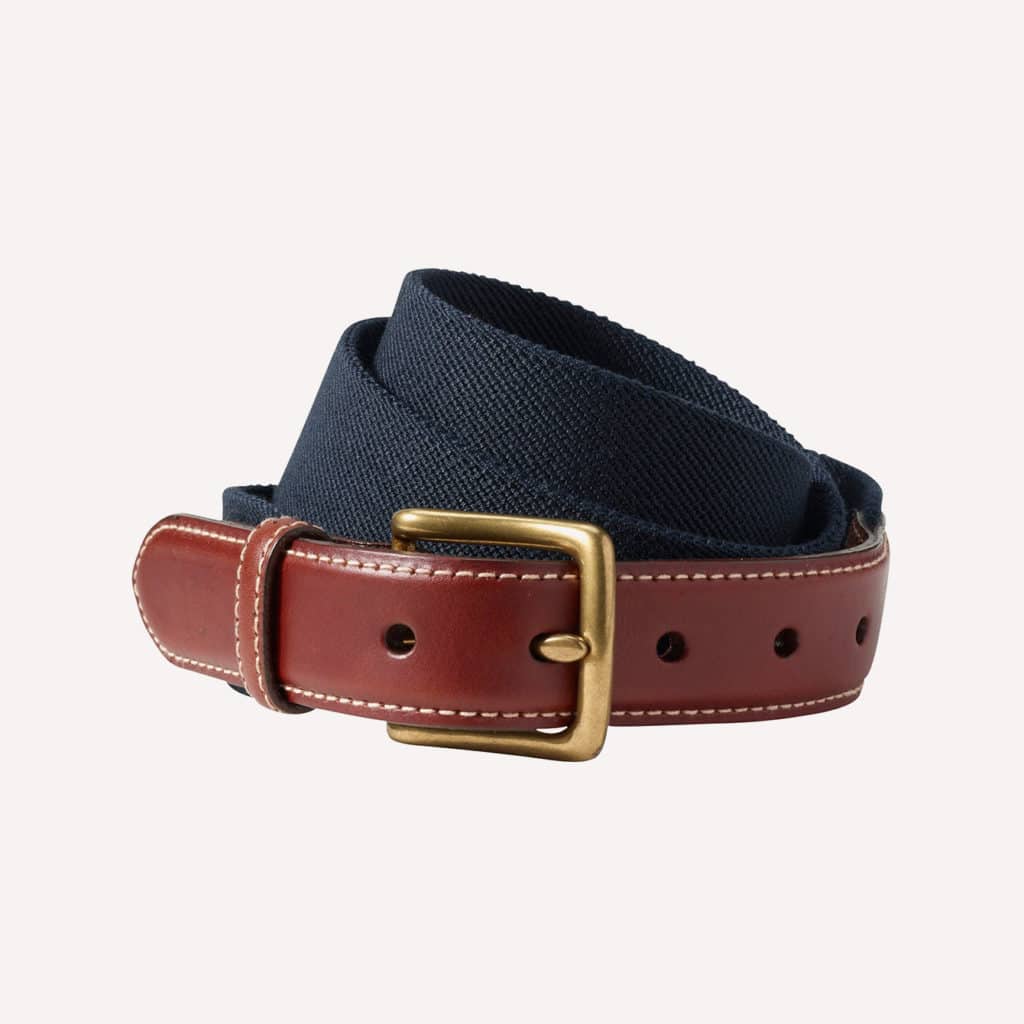 Women's L.L.Bean Braided Leather Belt