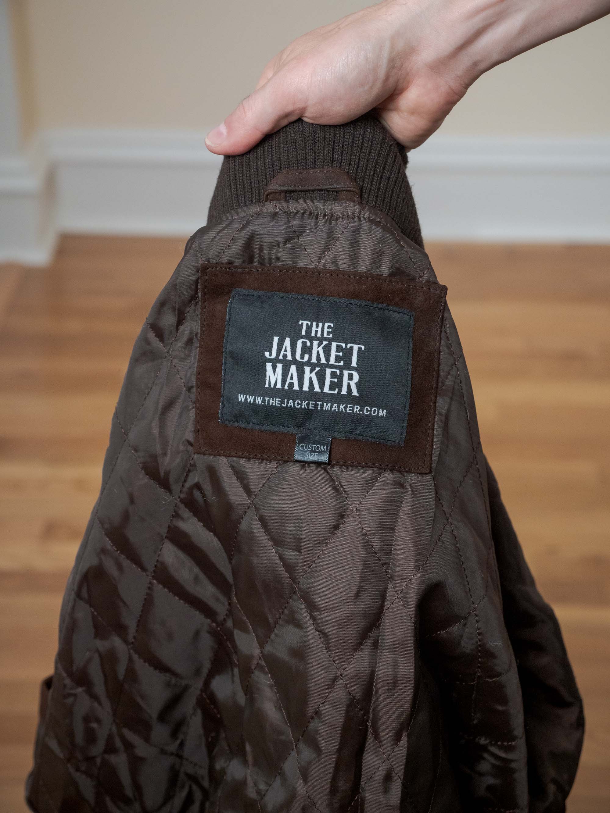 Blain Mocha Suede Bomber Jacket | The Jacket Maker