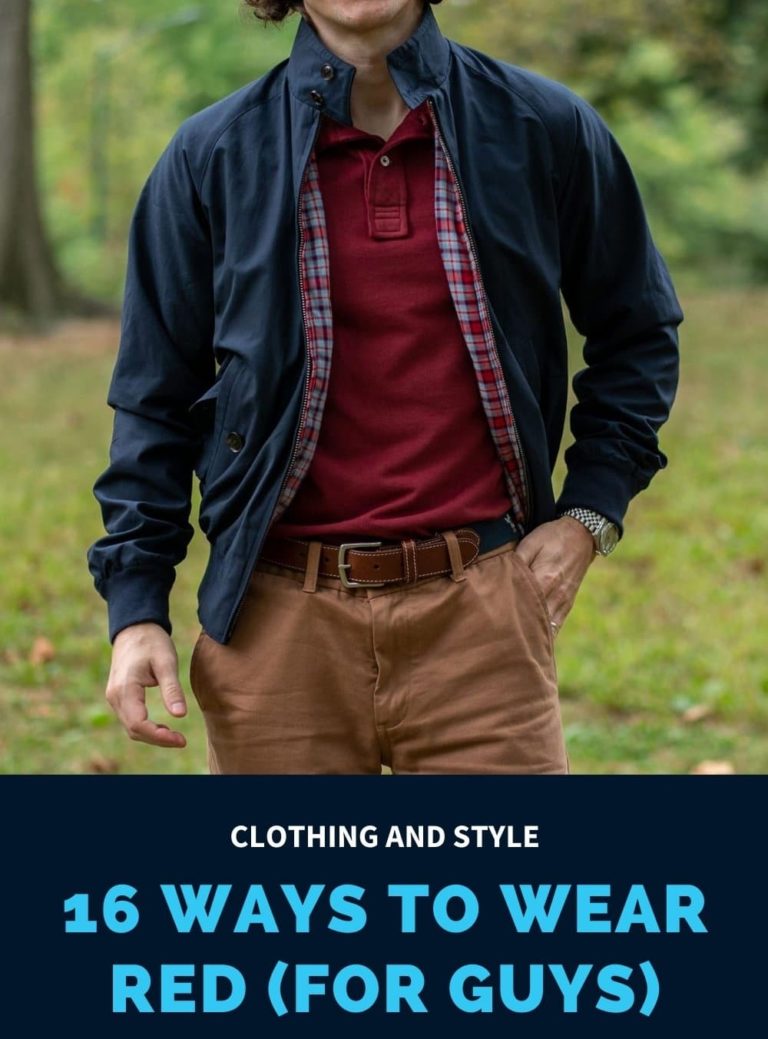 How to Wear the Color Red For Men (16 Ways)