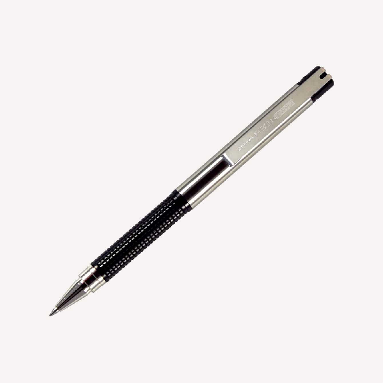 https://www.themodestman.com/wp-content/uploads/2021/08/Zebra-F-301-Compact-Ballpoint-Stainless-Steel-Retractable-Pen-Fine-Point-0.7mm-Black-Ink-2-Count.jpg