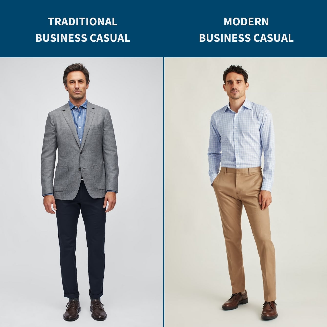 Modern business casual style