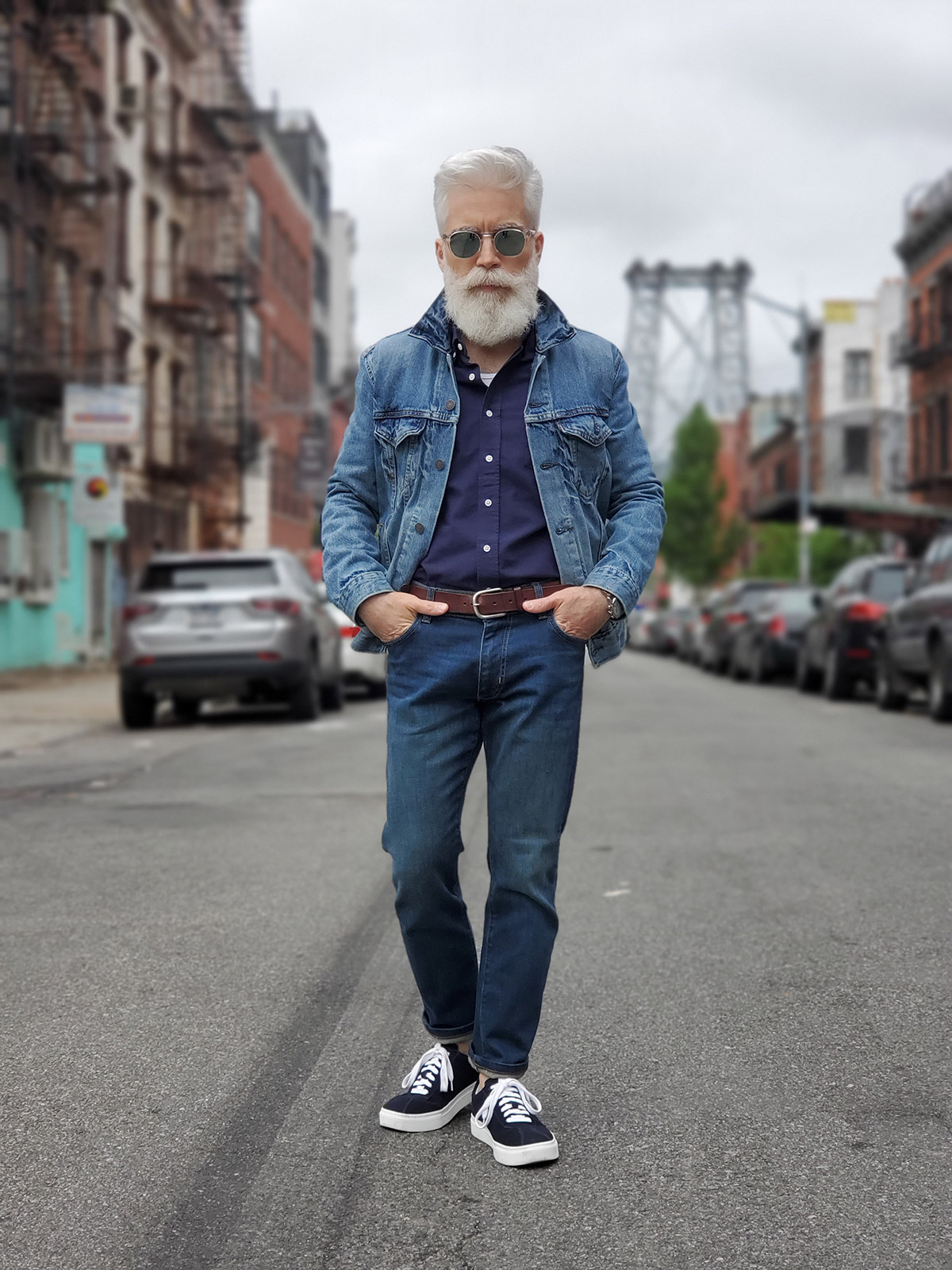 Denim on Denim - The Modest Man