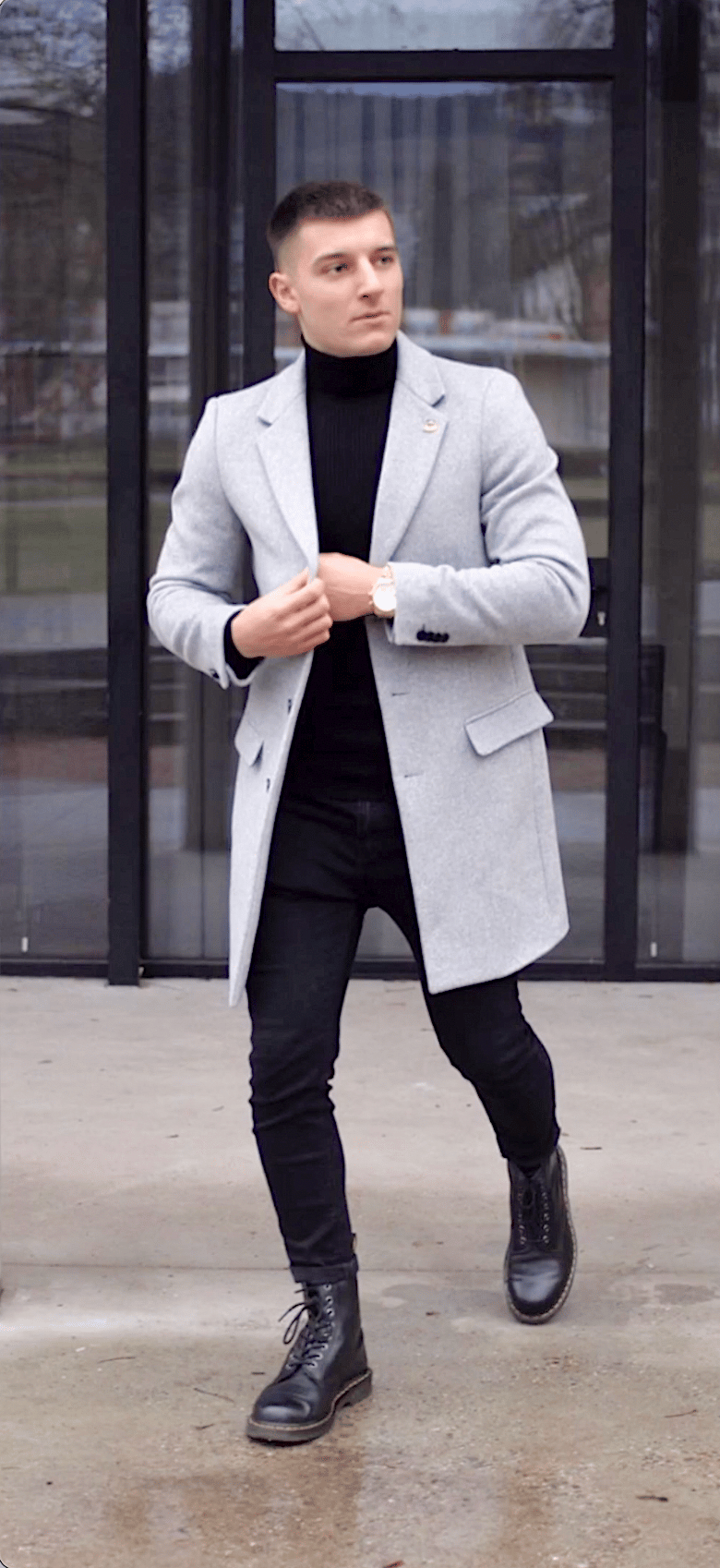 Quilted Topcoat: In Style, On Trend - He Spoke Style